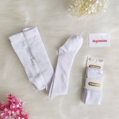 Beyaz Külotlu Çorap