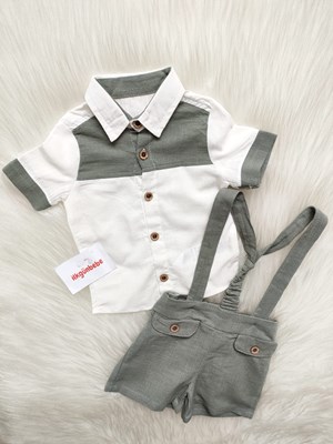 Müslim Kumaş Gömlekli Şık Takım