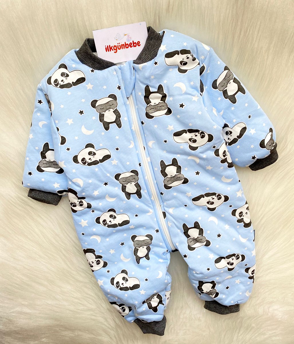 Panda Desenli Sıcacık Tutacak Uyku Tulumu 