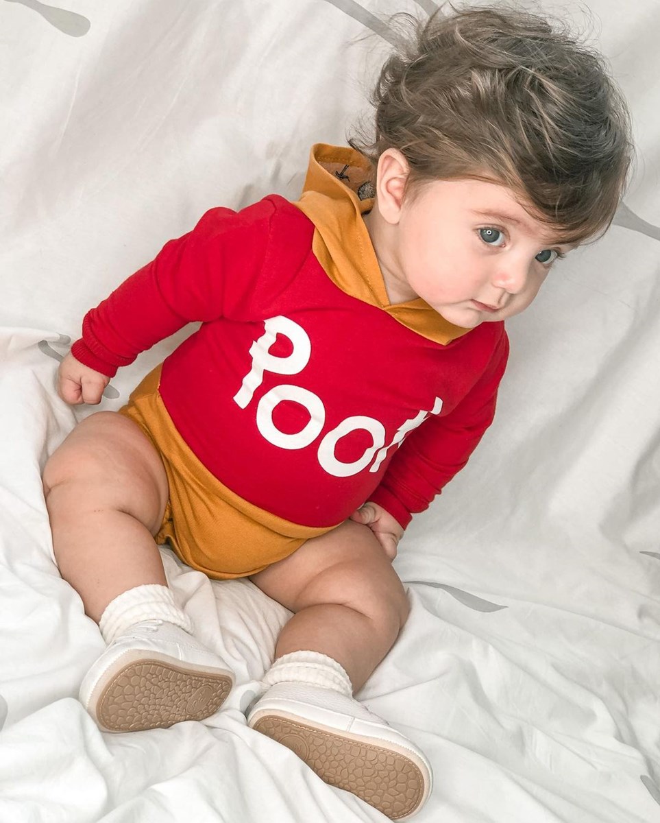 Pooh Kapşonlu Zibinli Sweat