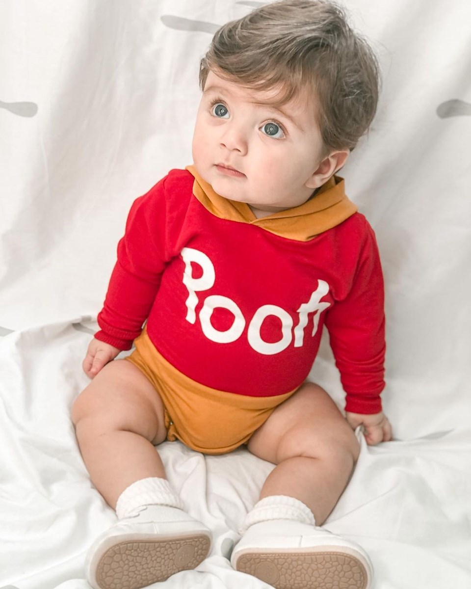 Pooh Kapşonlu Zibinli Sweat