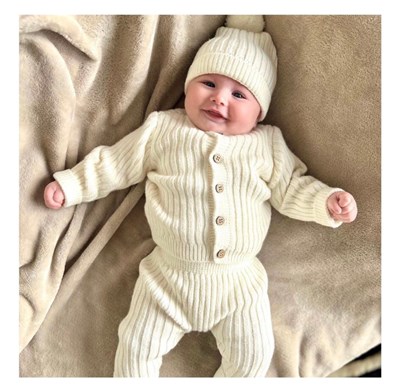 Lucas Şapkalı Düğmeli Premium 3’lü Unisex Takım