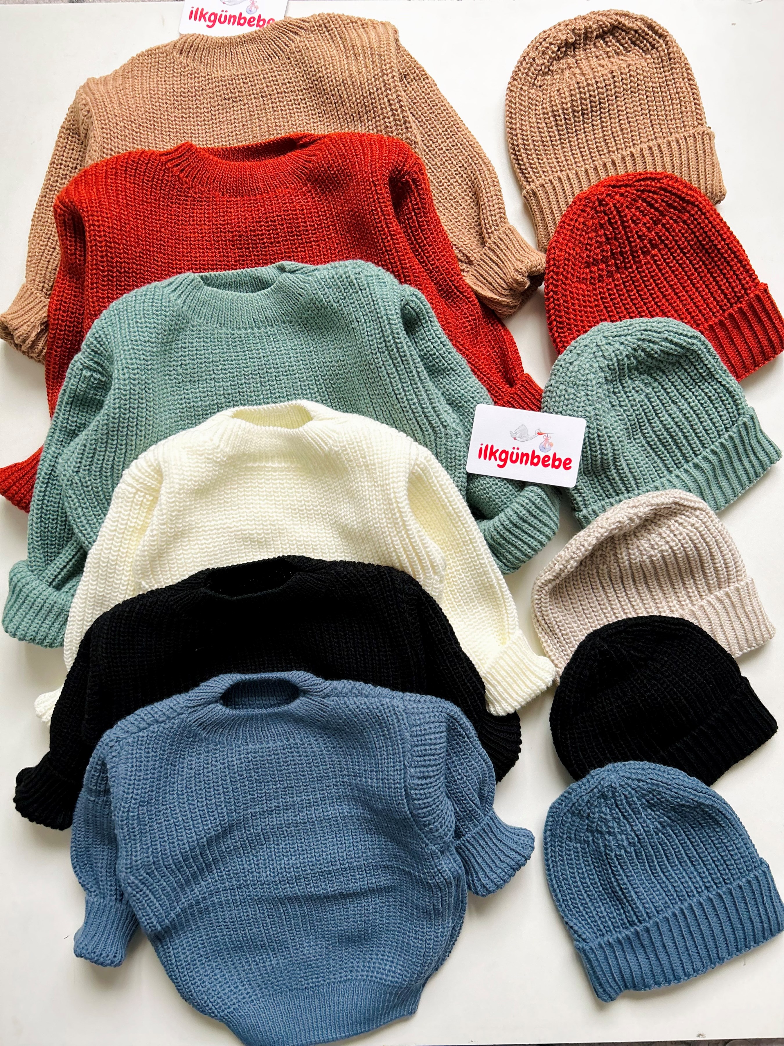 Selanik Örgüsü Kampanyalı Oversize Unisex Kazak 