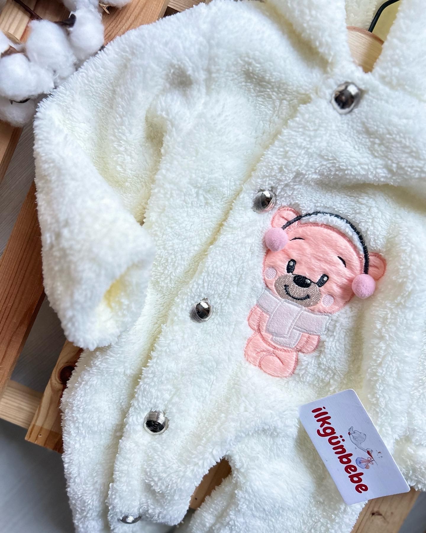 Bear Welsoft Önden Düğmeli Kışlık Tulum