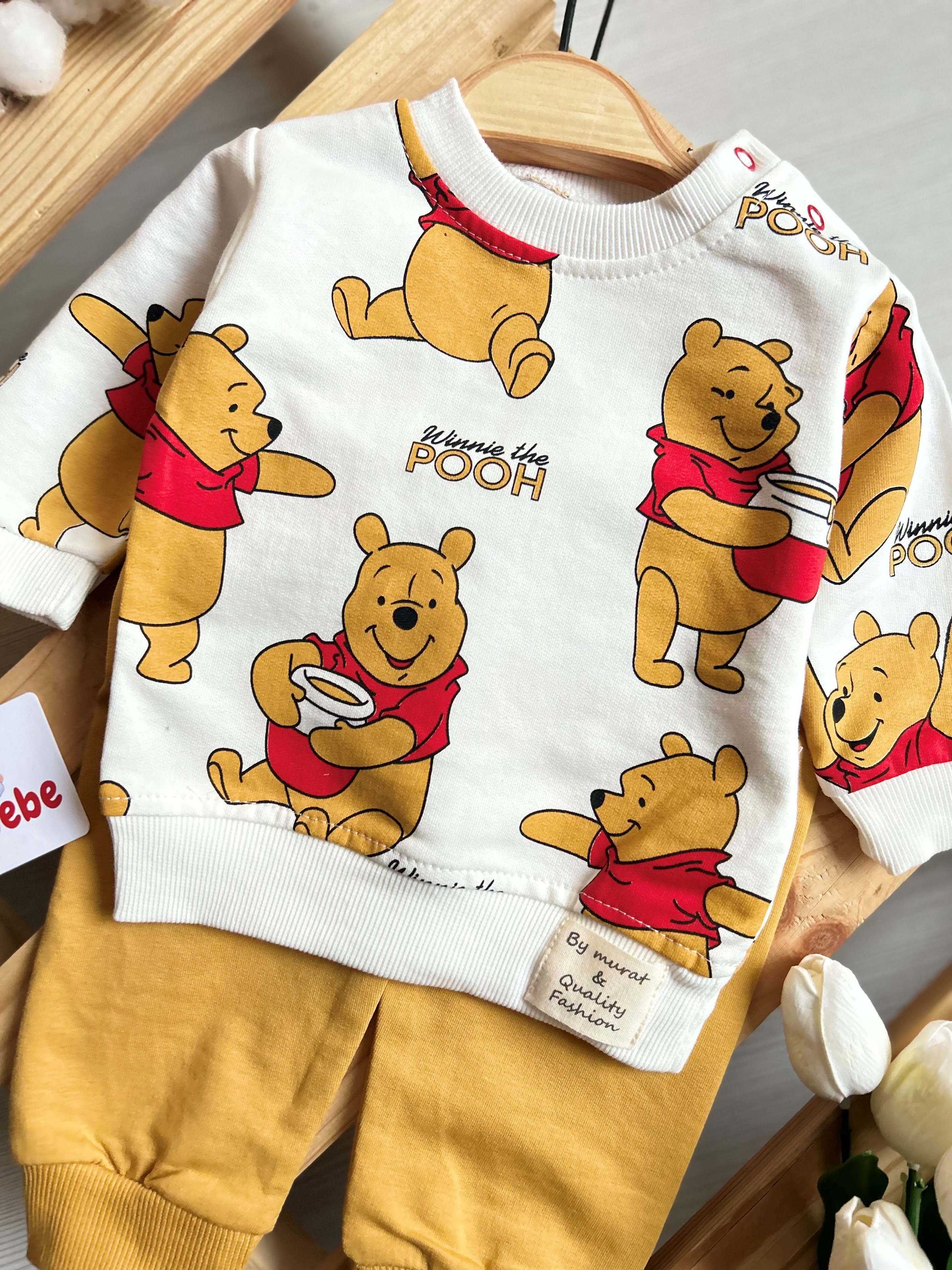 Winnie The Pooh Baskılı 2’li Takım