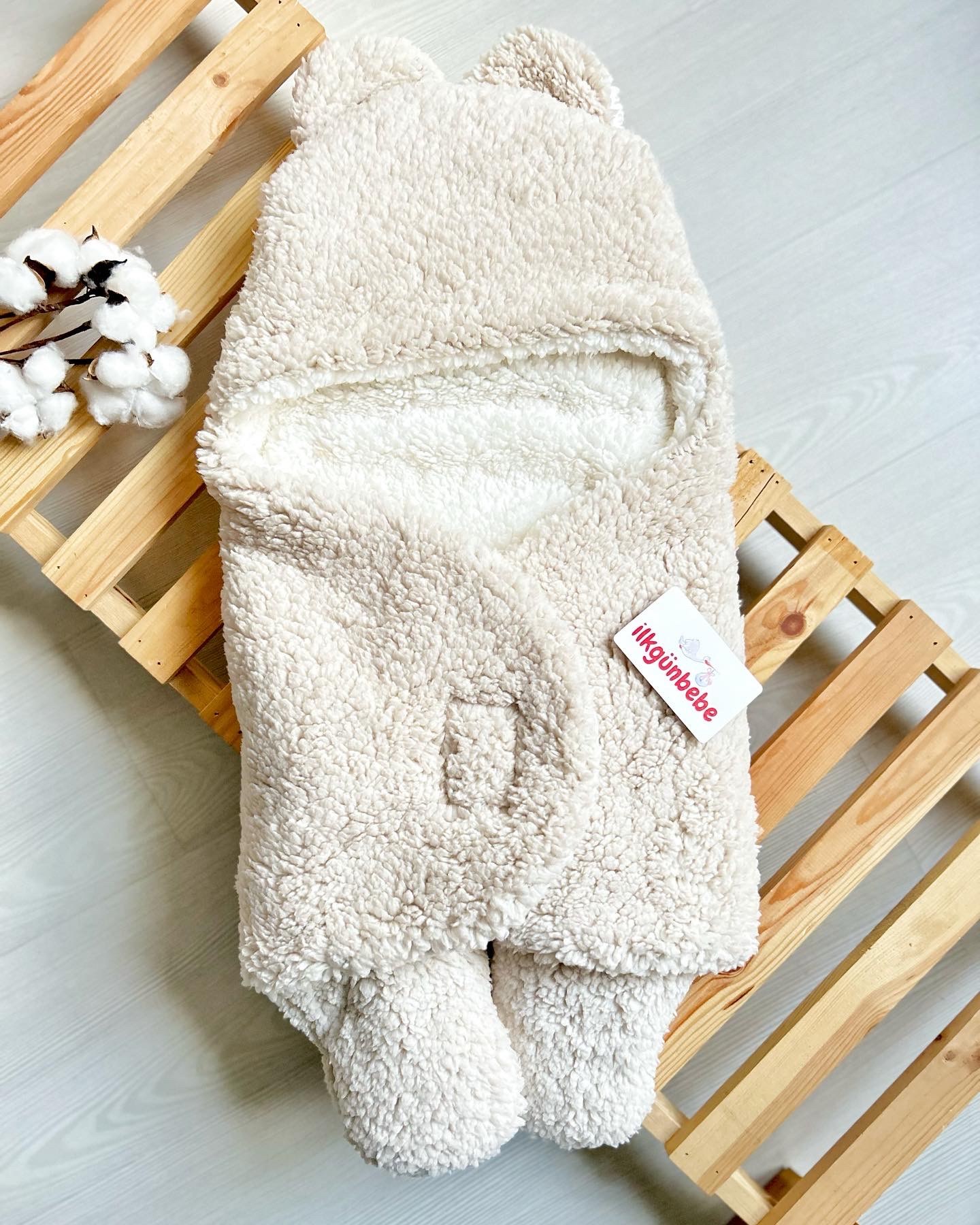 Kışlık Welsoft Kapüşonlu Unisex Kundak 