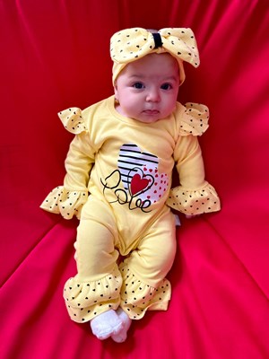 Love İspanyol Paçalı Kolları Fırfırlı Tulum