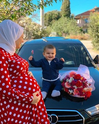 Kapşonlu Kot Ceketli Kot Pantalonlu Basılı 3'Lü Tarz Takım 