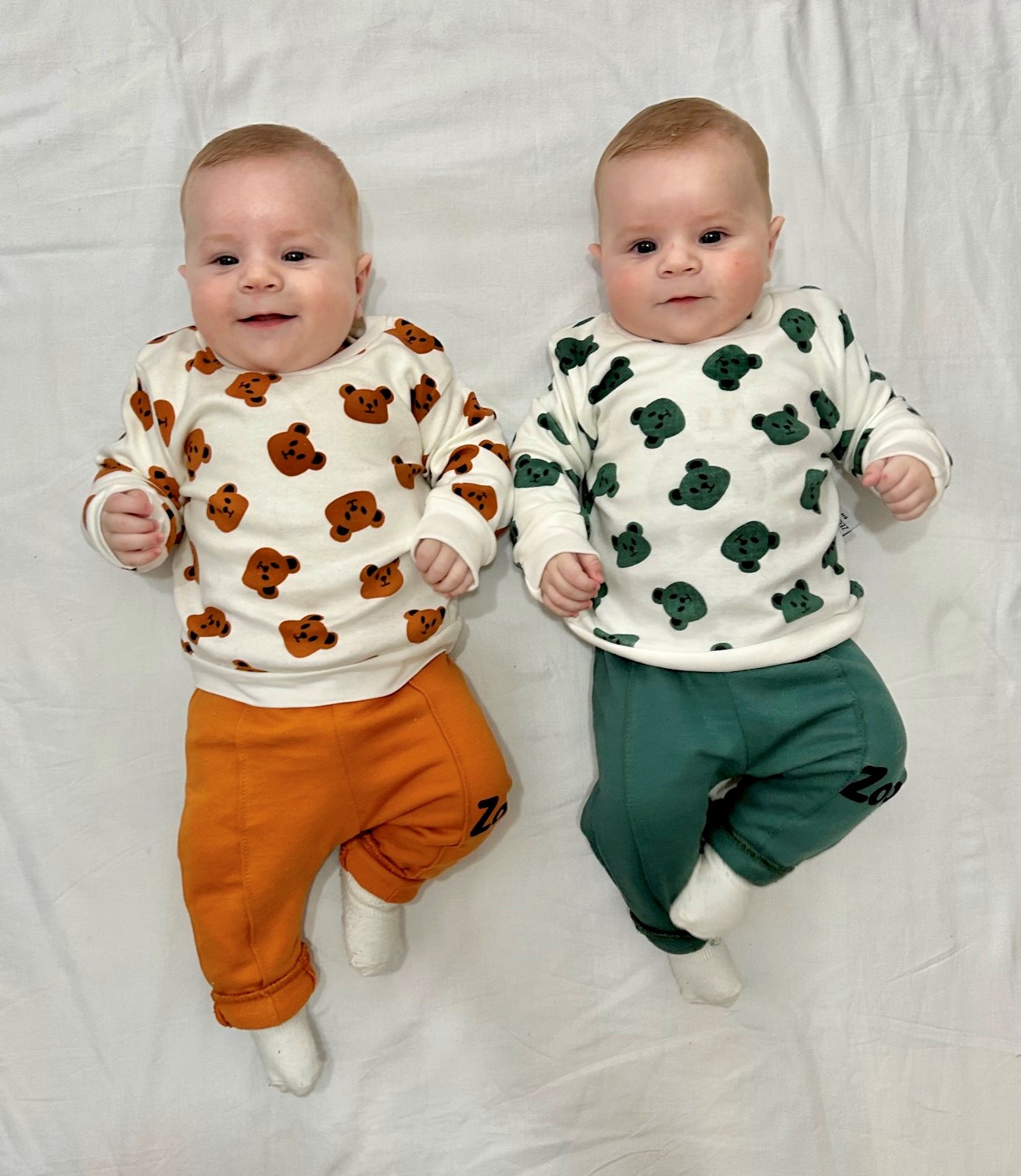 Zoo Ayıcık Desenli Unisex Mevsimlik Takım 