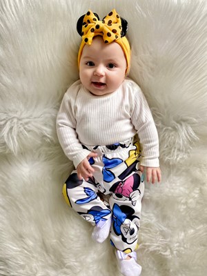 Minnie Mouse Baskılı Tayt