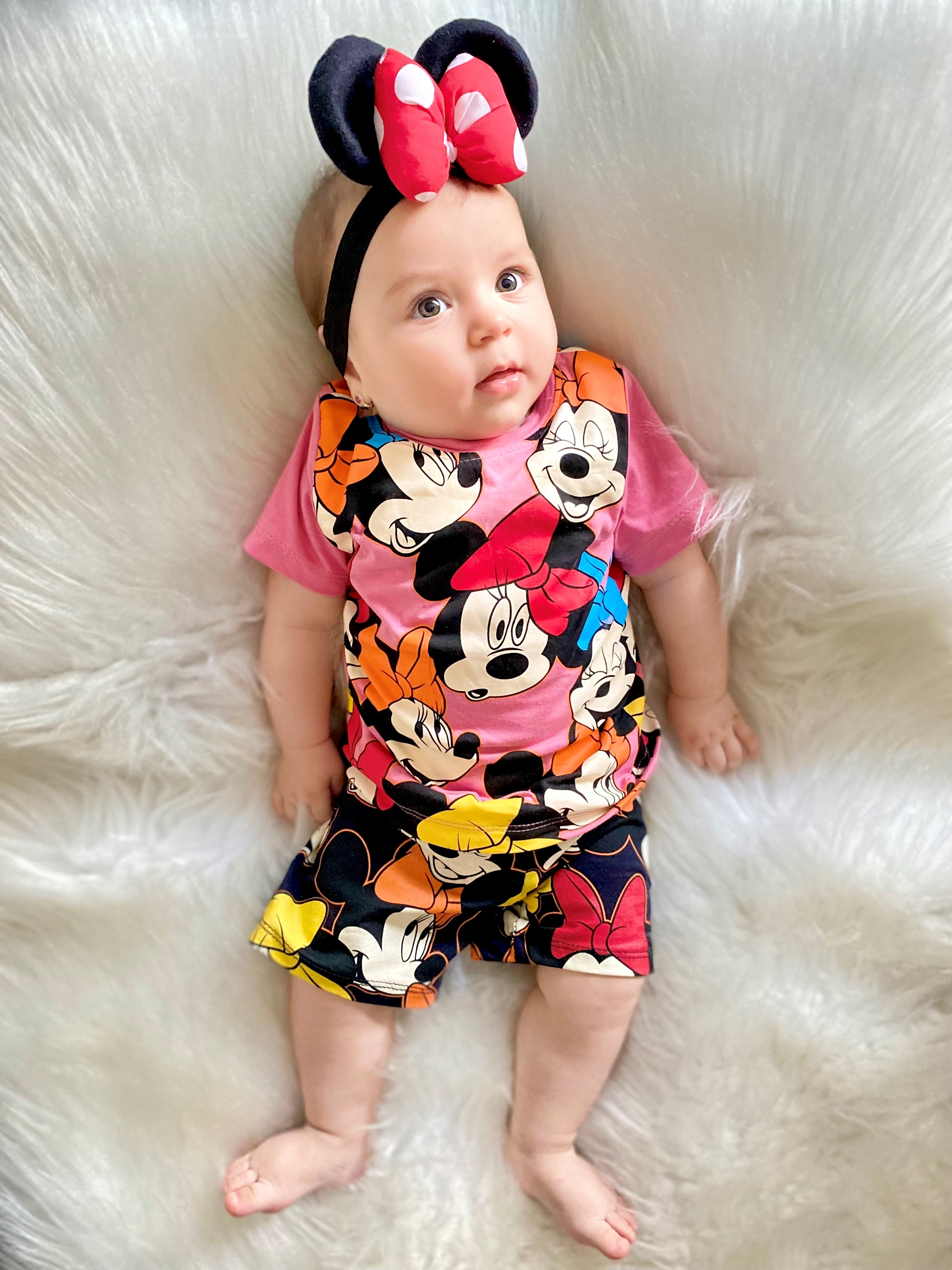 Orijinal Zara Model Minnie Mouse Kampanyalı Takım