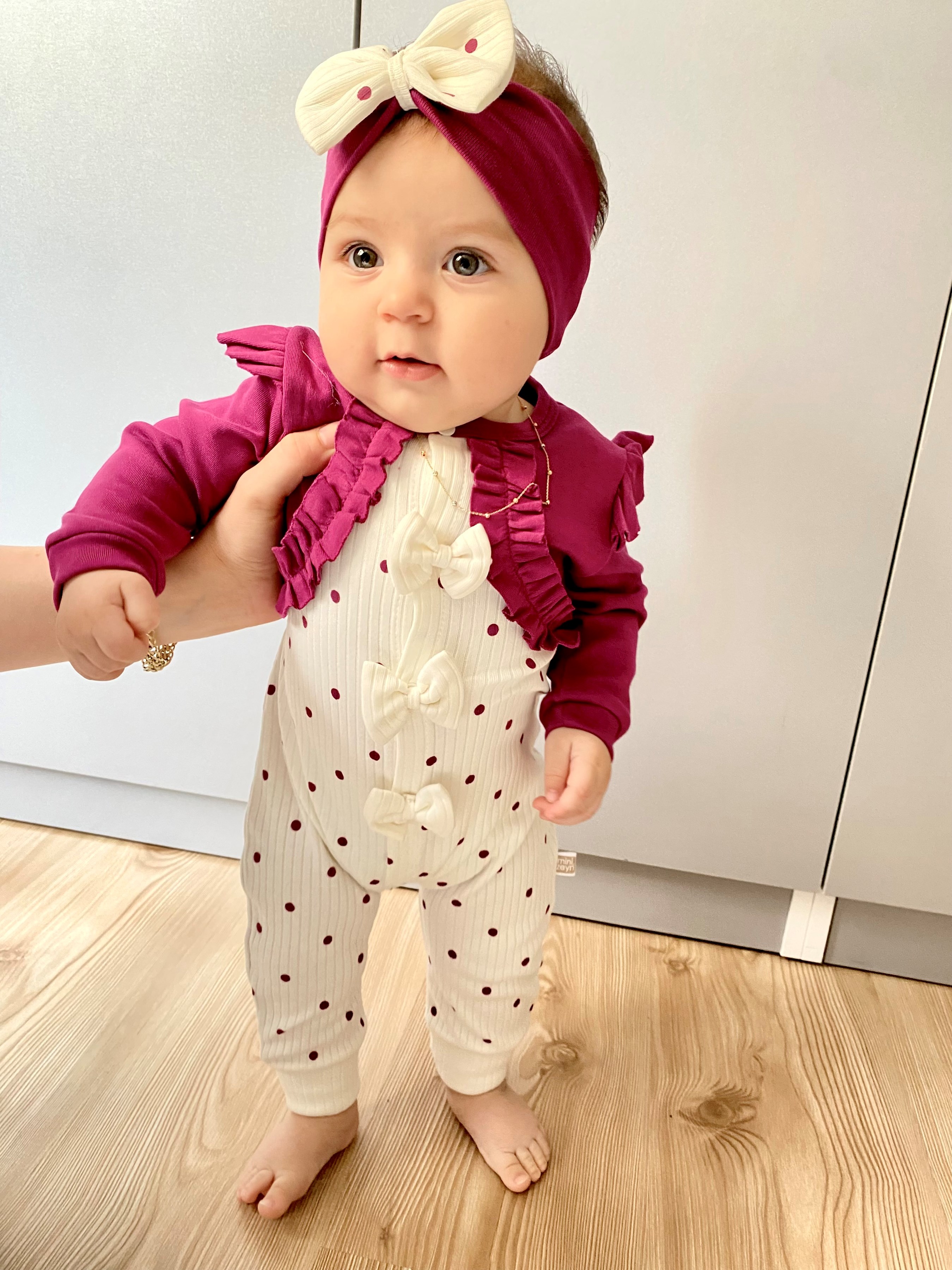 ❤️bolera puantiyeli fiyonk detaylı Bandanalı %100 Pamuk Ribanalı premium kalite tulum