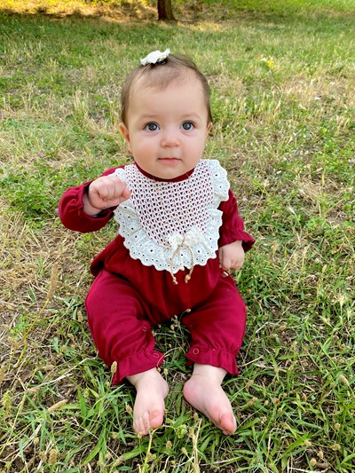 Amelia %100 Pamuk Tokalı Yaka Detaylı Mevsimlik Tulum