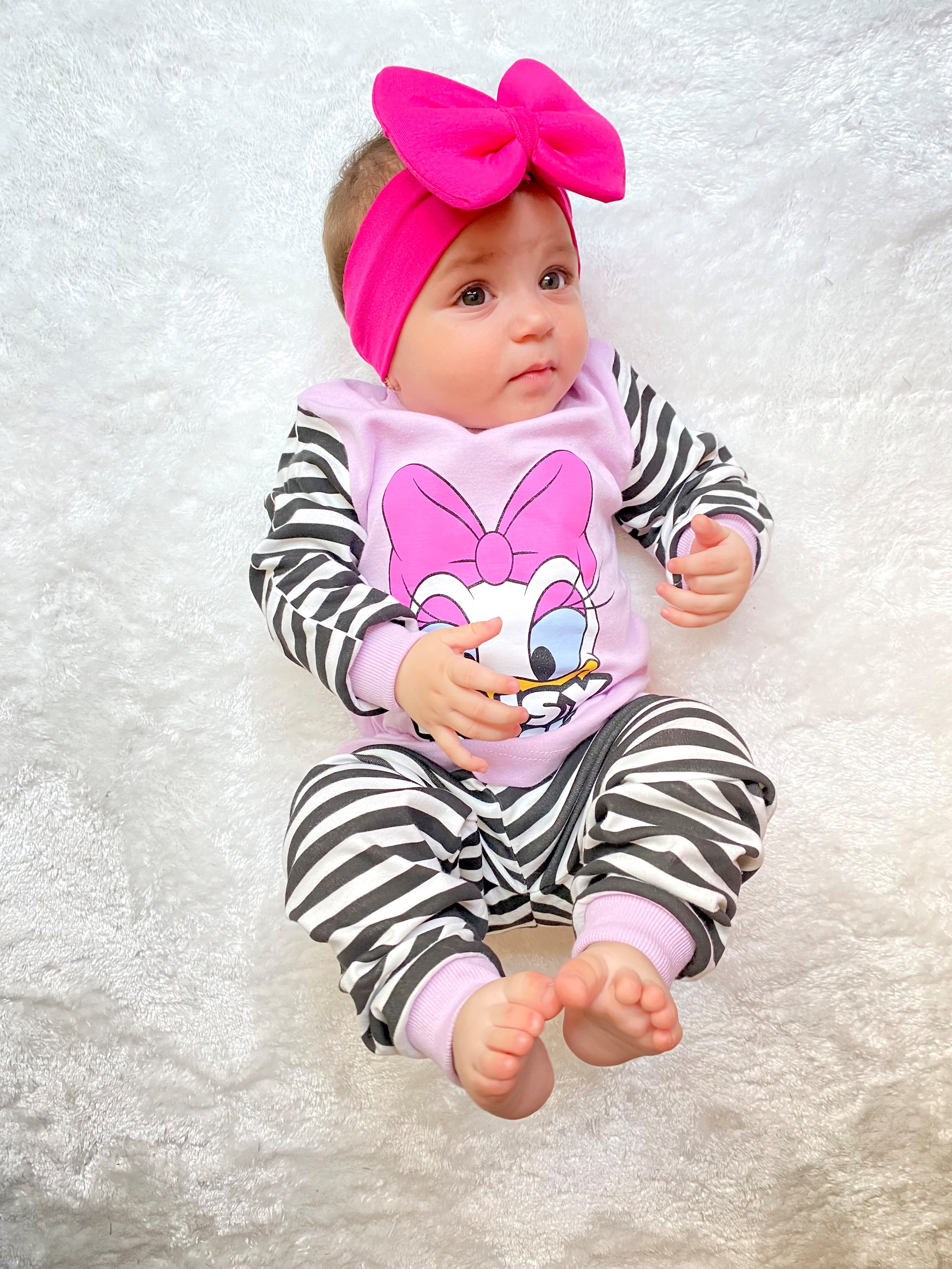 Daisy Duck % 100 Pamuk Mevsimlik 2’Li Pijama Takımı