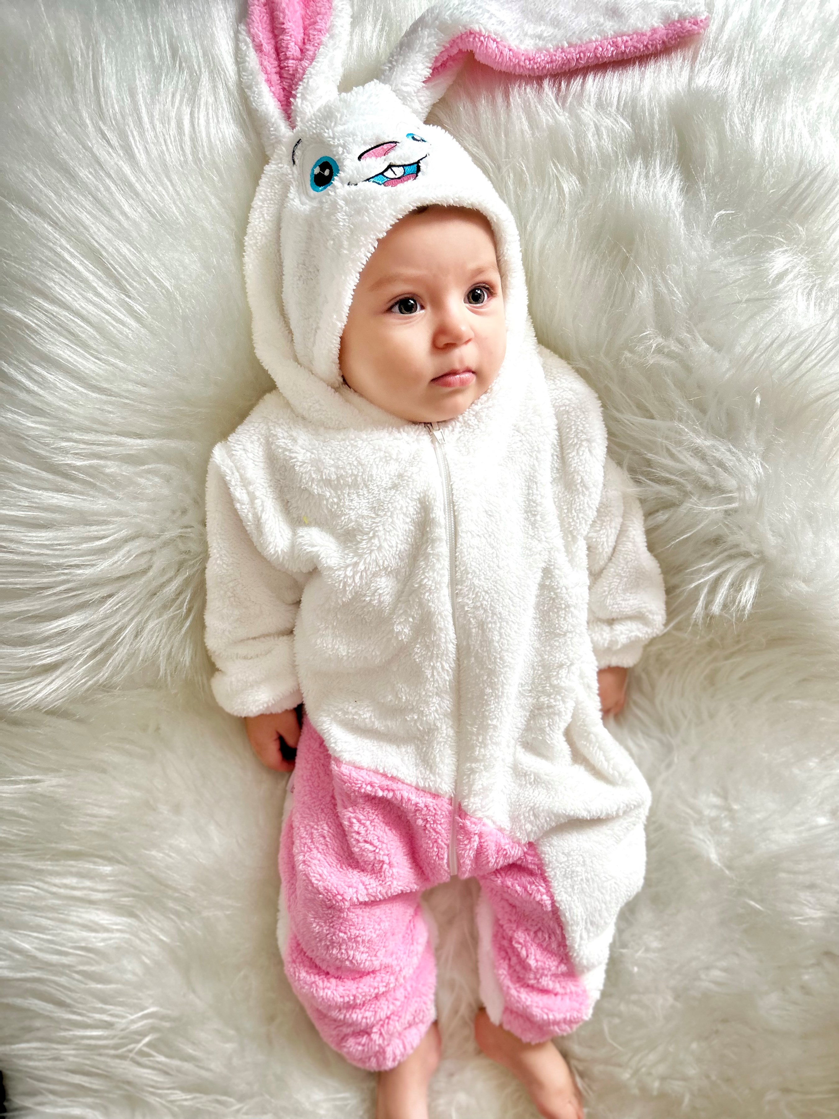 Tavşan Kulak Welsoft Bebeğinizi Sıcacık Tutacak Tulum