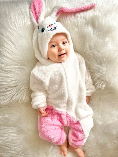 Tavşan Kulak Welsoft Bebeğinizi Sıcacık Tutacak Tulum