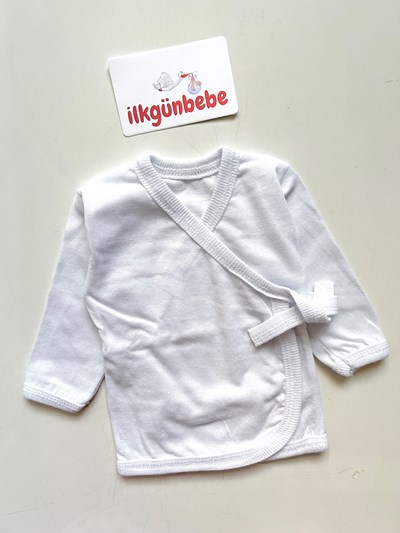 Uzun Kollu %100 Pamuk Kundak Badi