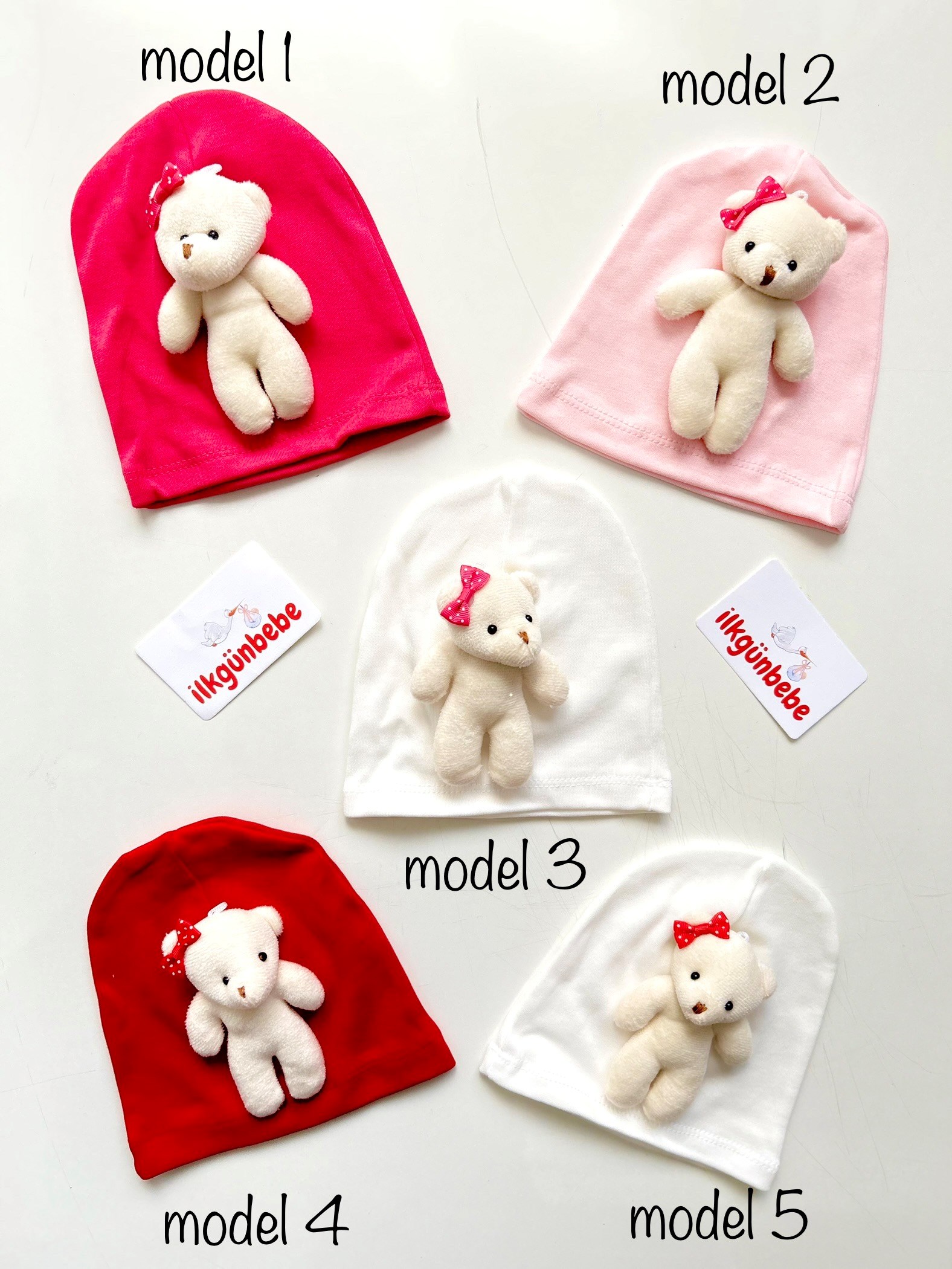 oyuncak ayılı şapka