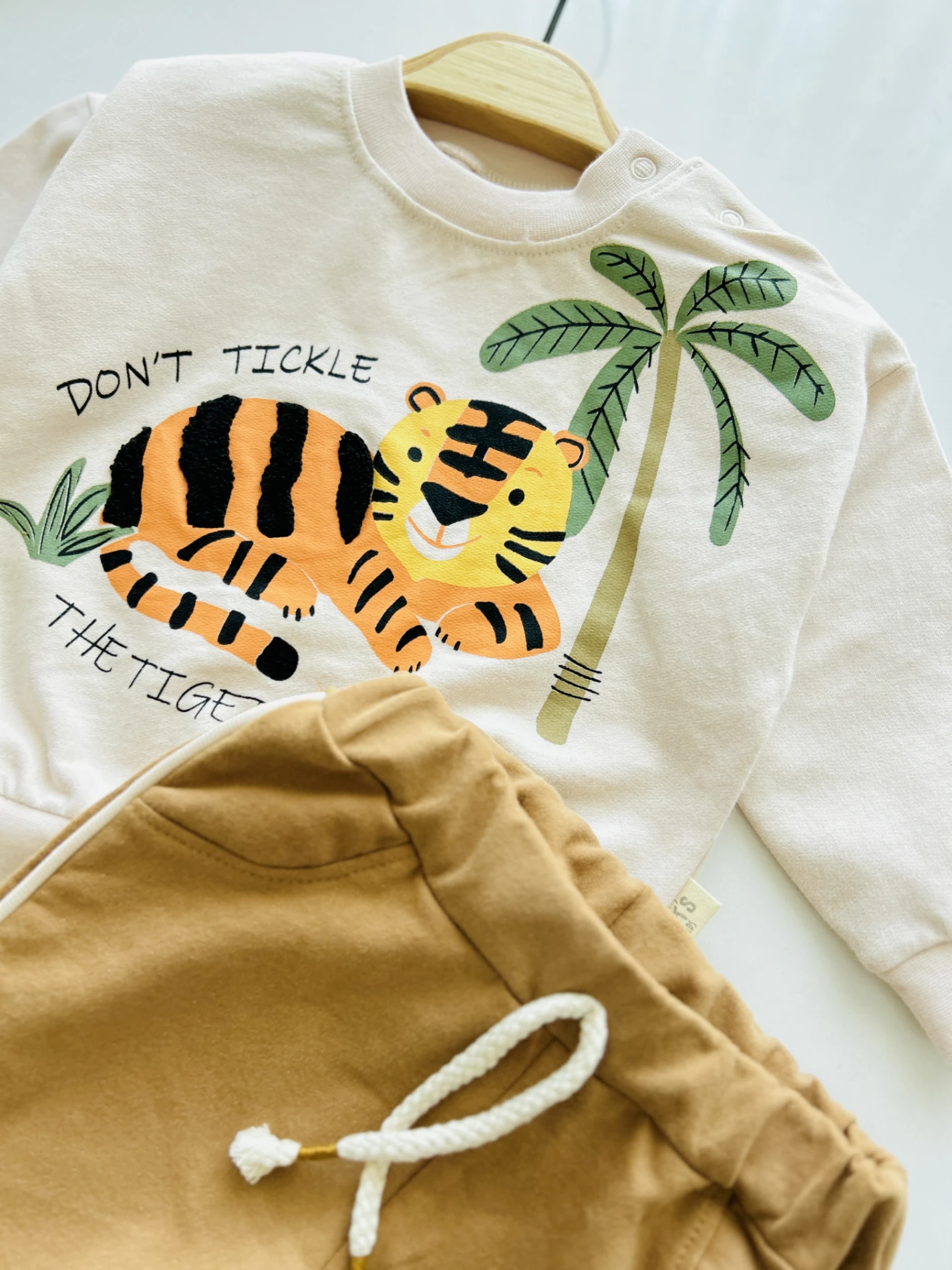 Tiger Safari Temalı Premium Kalite 2’li Takım
