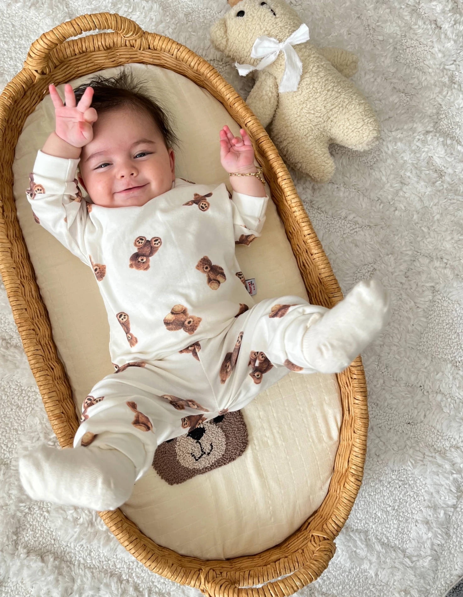 Teddy Bear   2’li %100 Pamuk Takım 