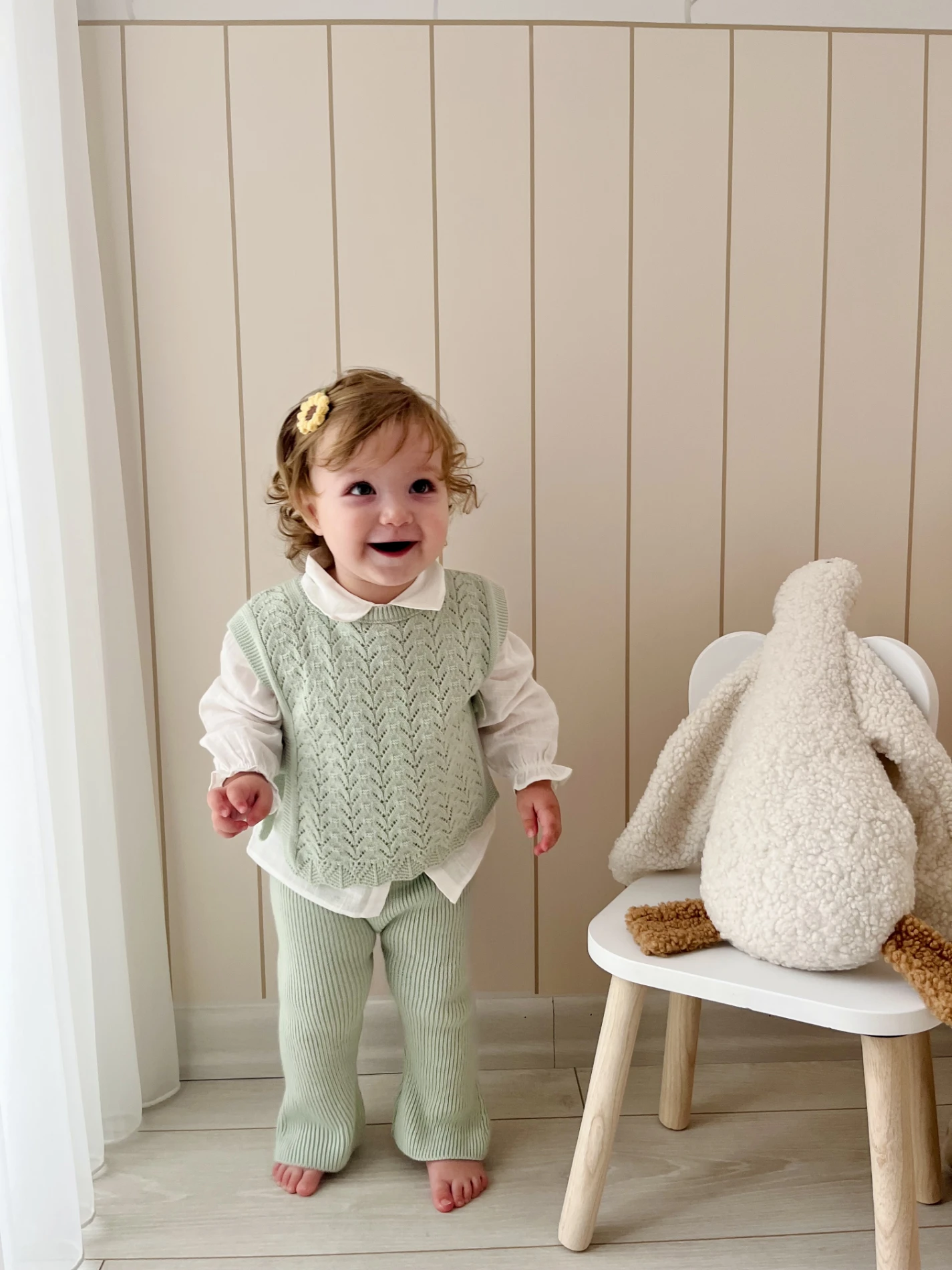 Amelia Süveterli Gömlekli 3’lü Triko Premium Takım
