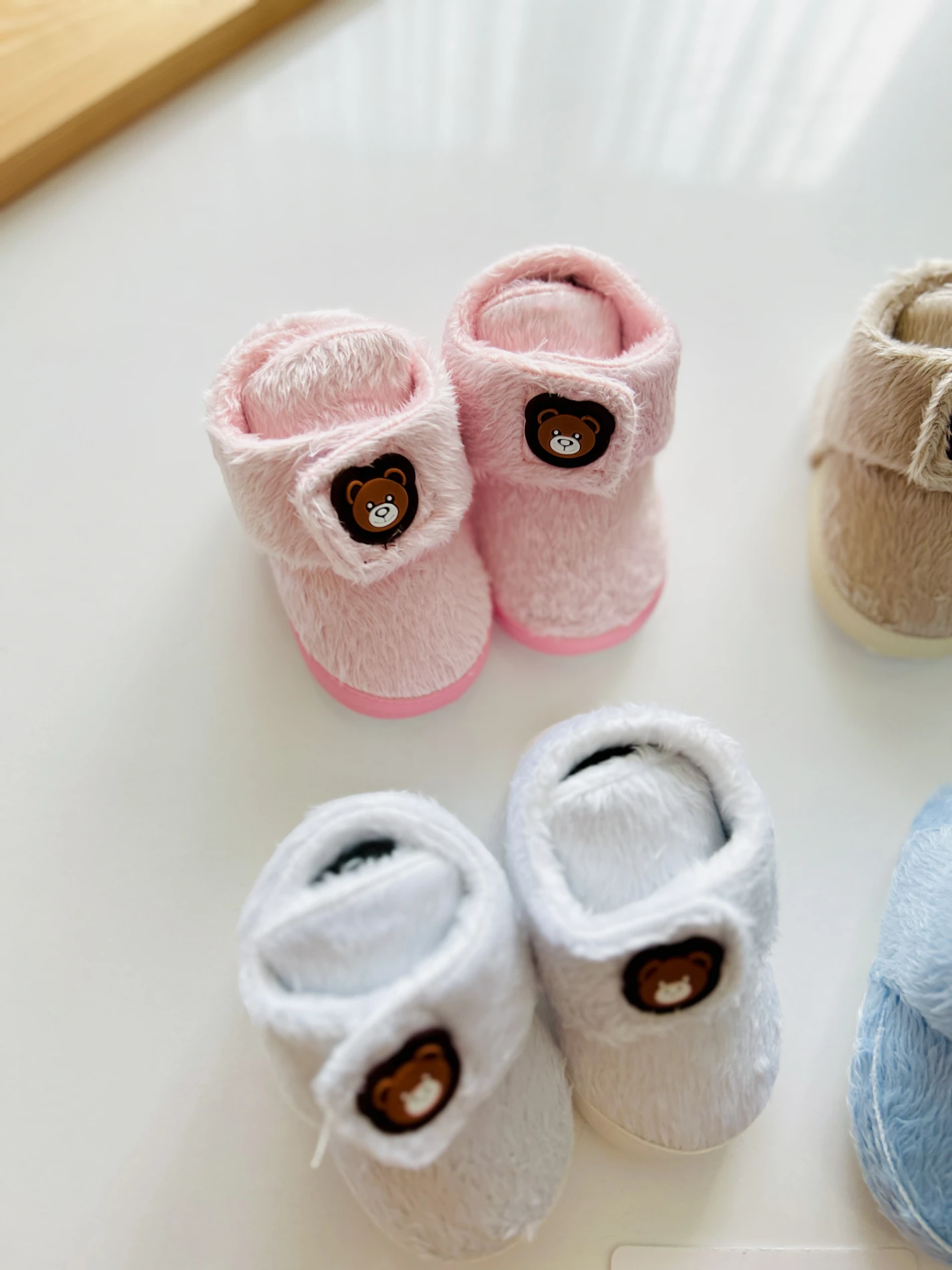 Bear Sıcacık Tutacak Peluş Ayakkabı