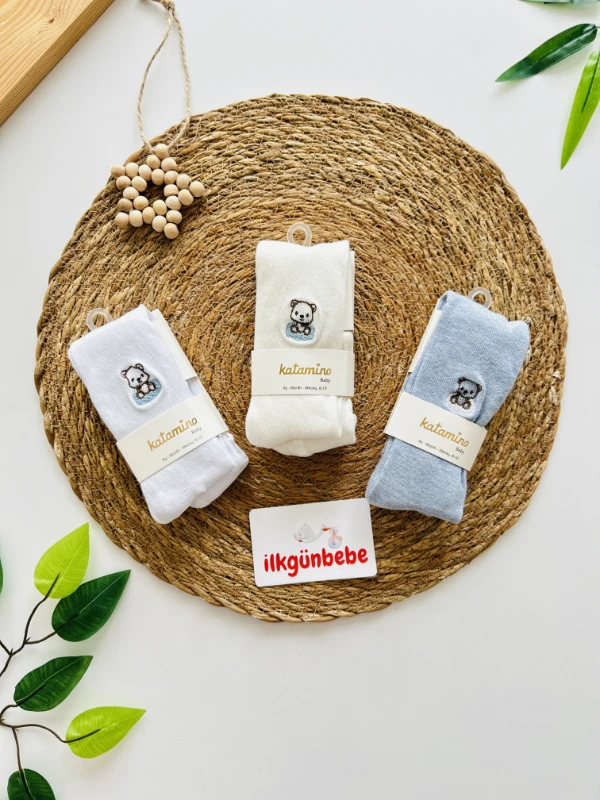 %100 Pamuk Esnek Kumaş Külotlu Çorap