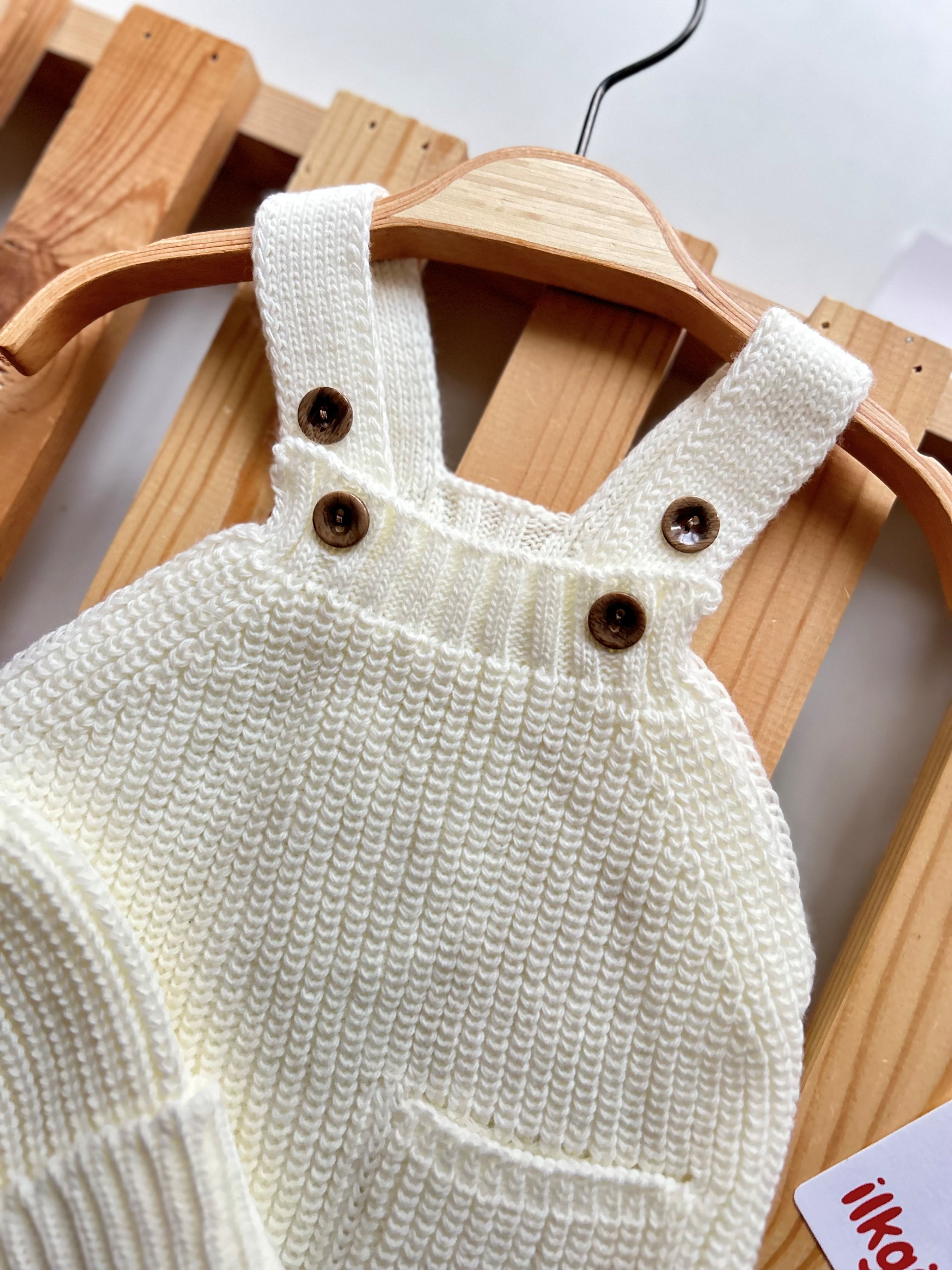 Triko Selanik Örgüsü Cepli Şapkalı 2’li Salopet