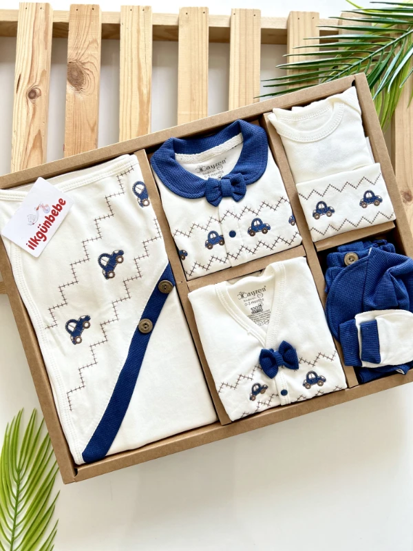 %100 Pamuk 10 Parça Organik Hastane Çıkışı Seti