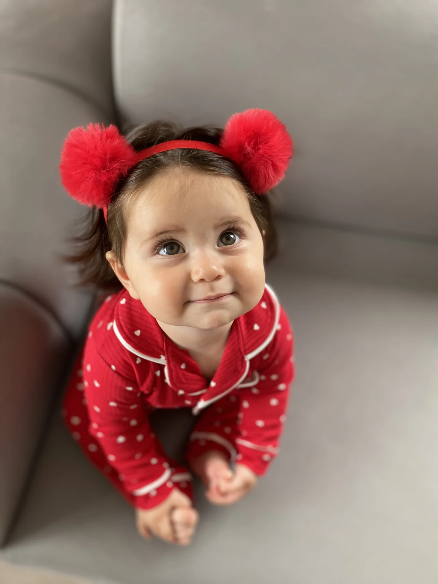 Kalp Desenli Bebe Yakalı Mevsimlik Pijama Seti 