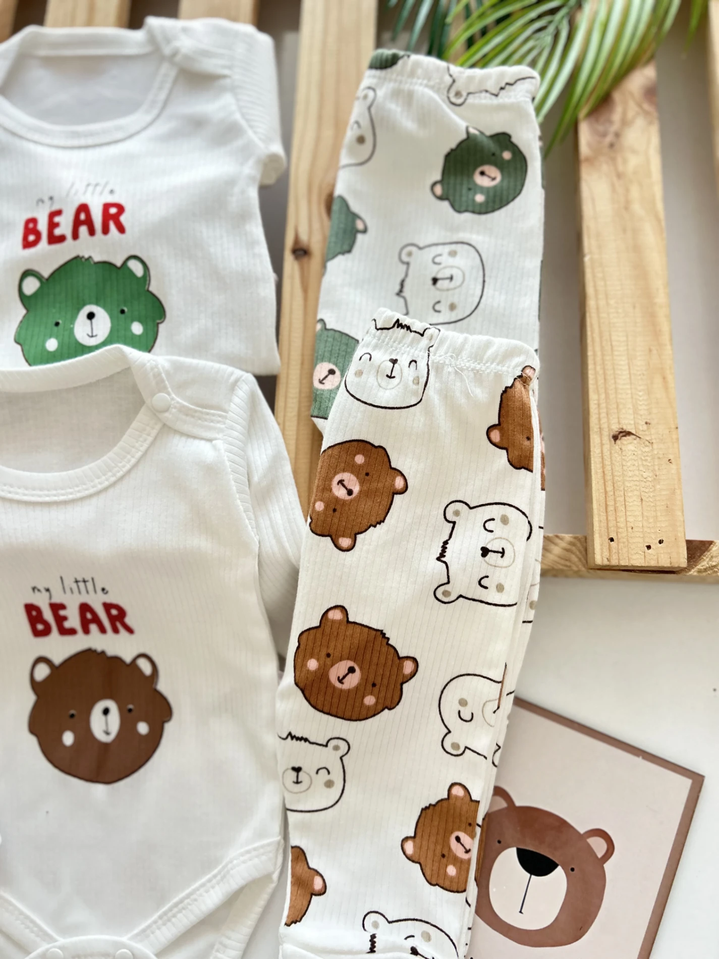  My Little Bear Desenli Zıbınlı Altlı Set