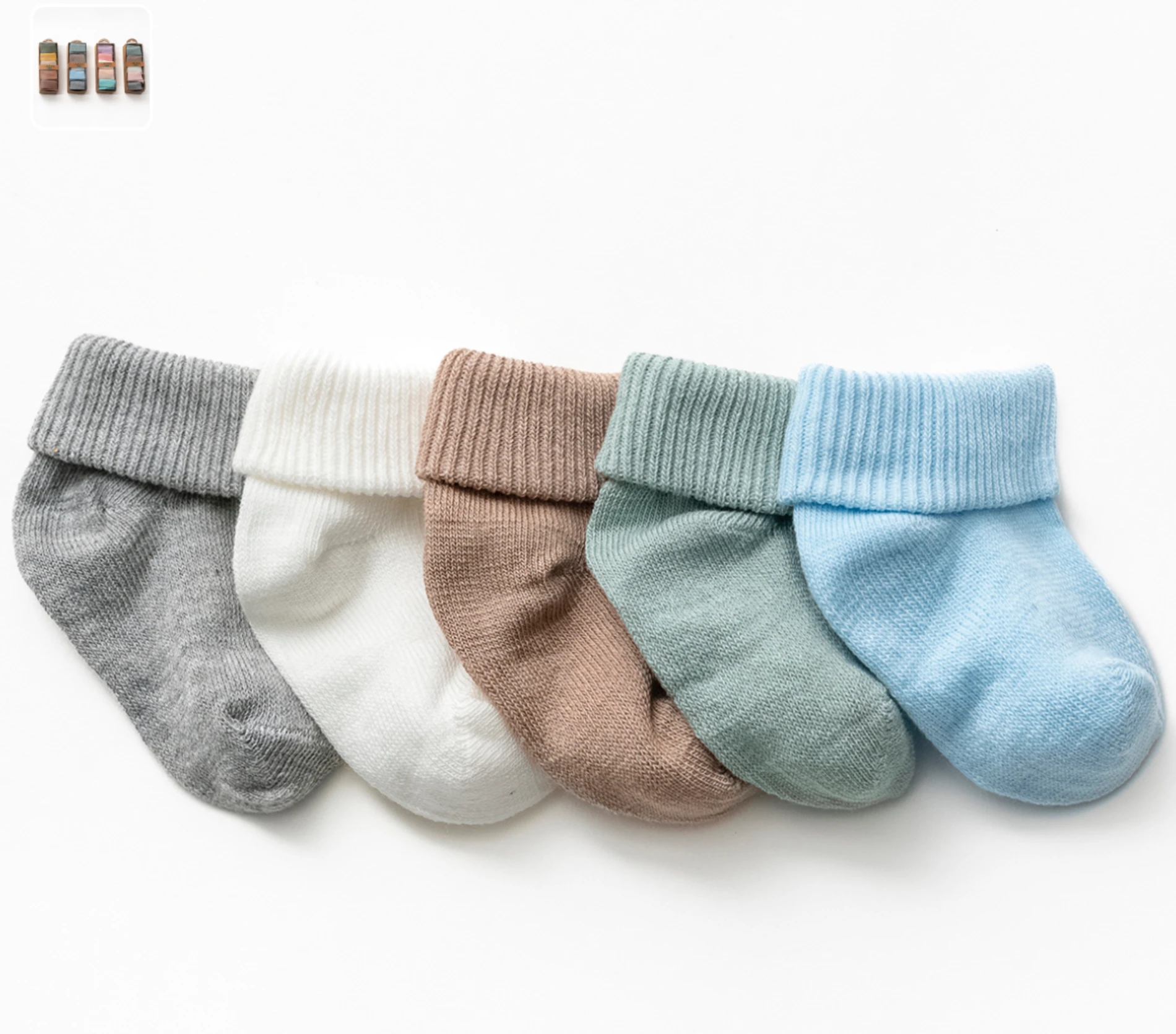 %100 Pamuk 5’li Çorap Set