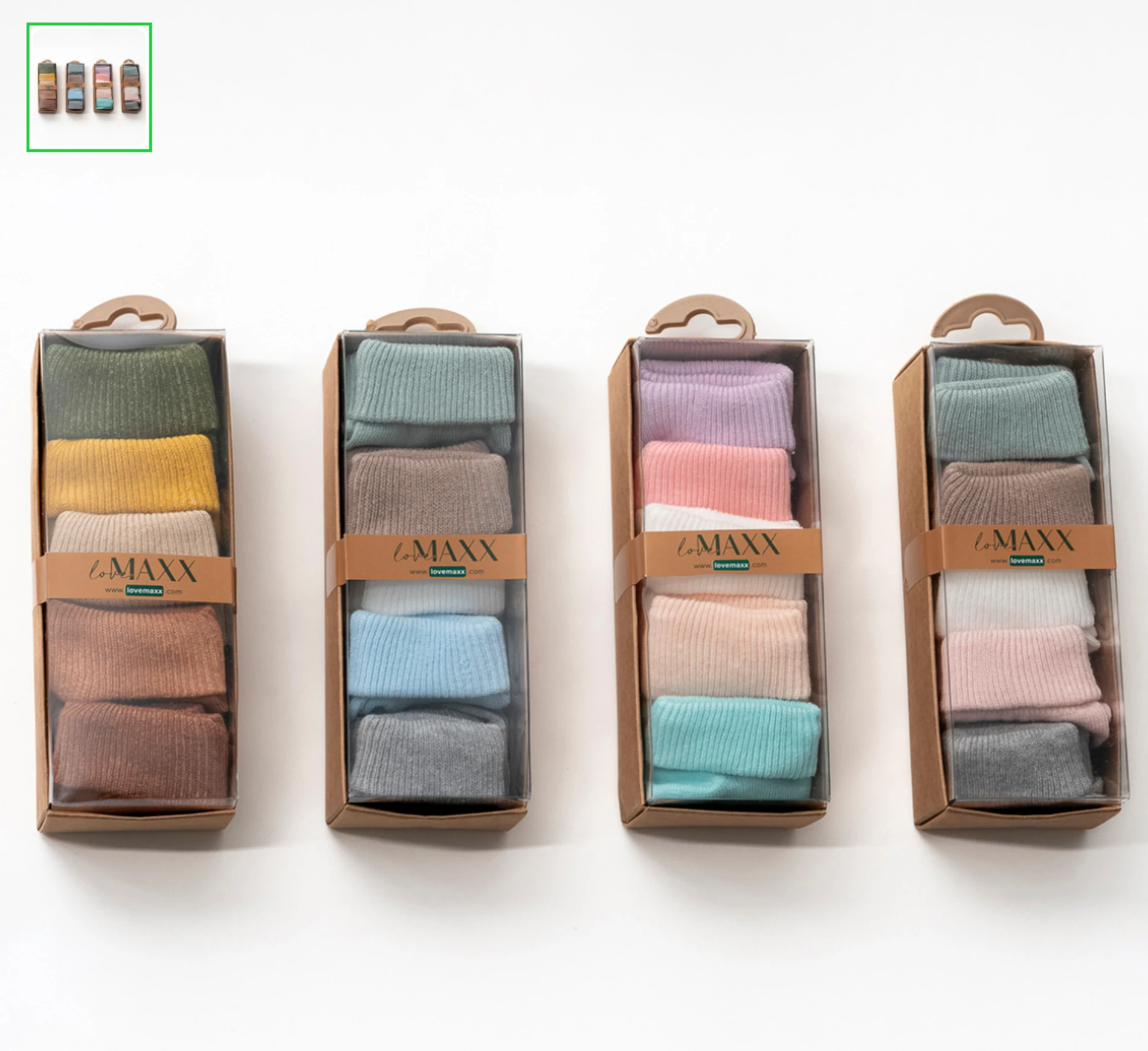 %100 Pamuk 5’li Çorap Set