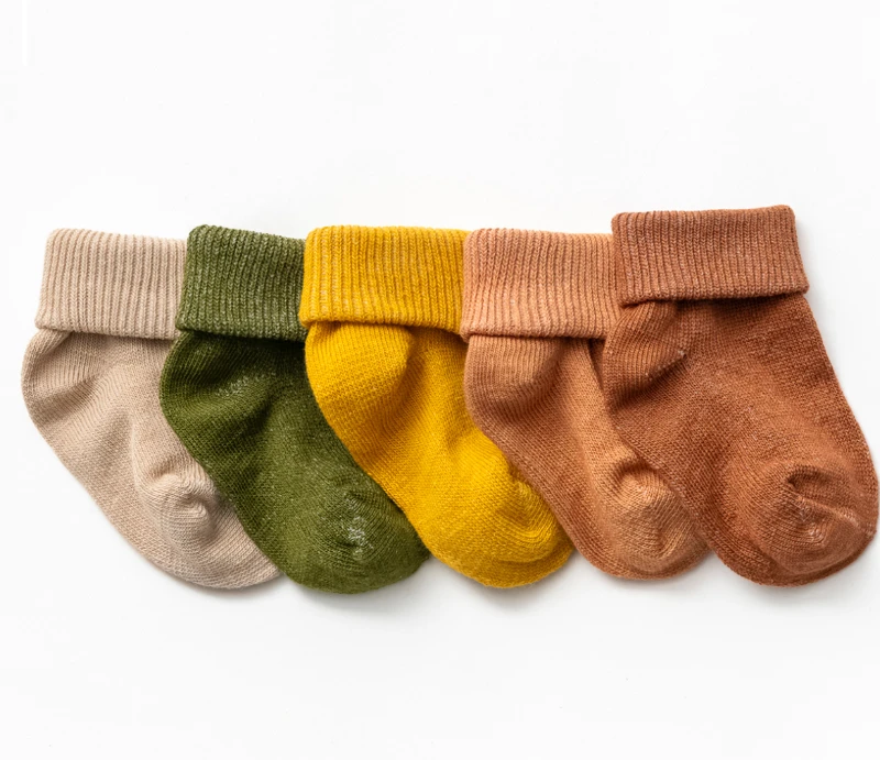 %100 Pamuk 5’li Çorap Set