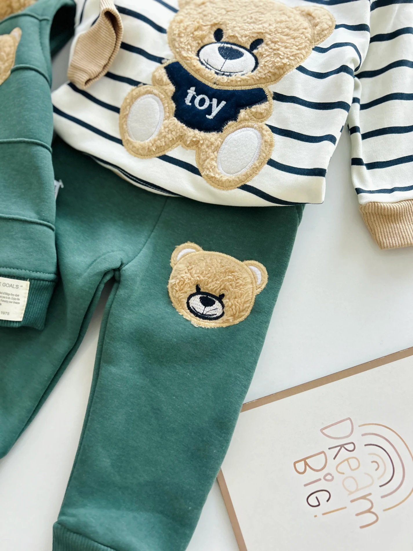 Teddy Boy 3 İp Kışlık Şardonlu 3’lü Takım