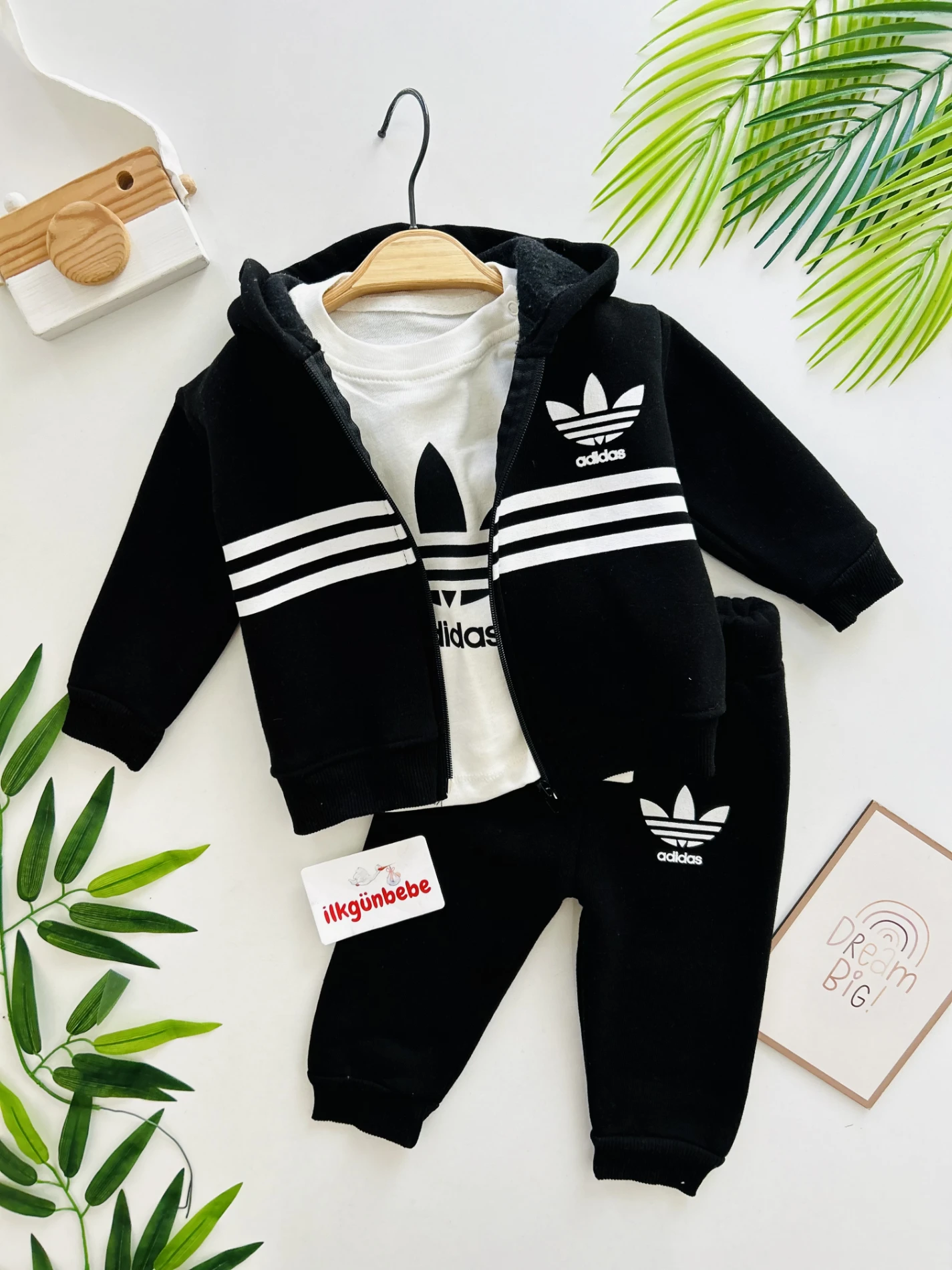 Marka 3 İp Şardonlu Kışlık Premium Kalite 3’lü Takım