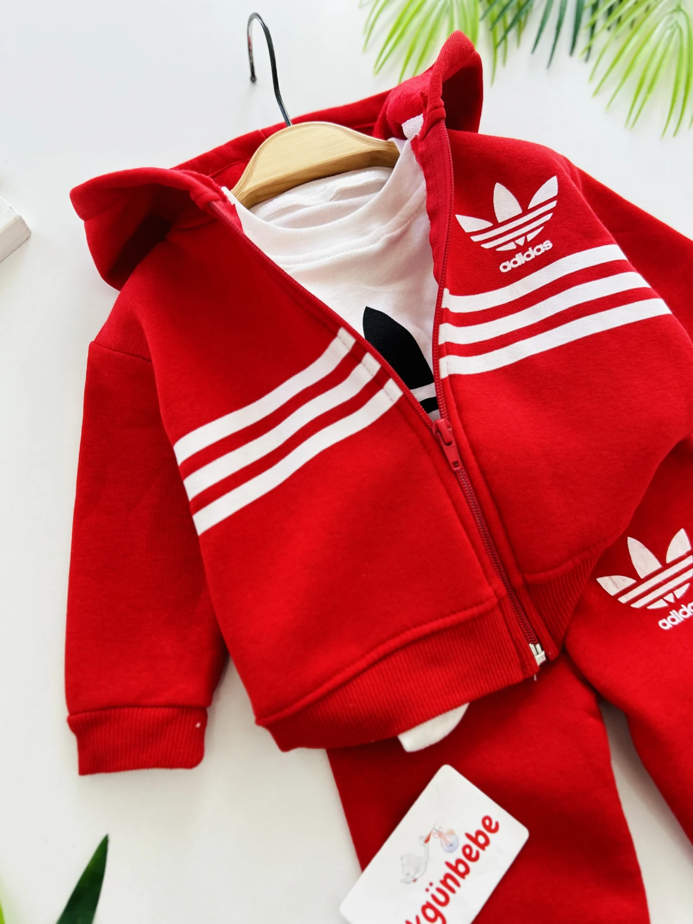 Marka 3 İp Şardonlu Kışlık Premium Kalite 3’lü Takım