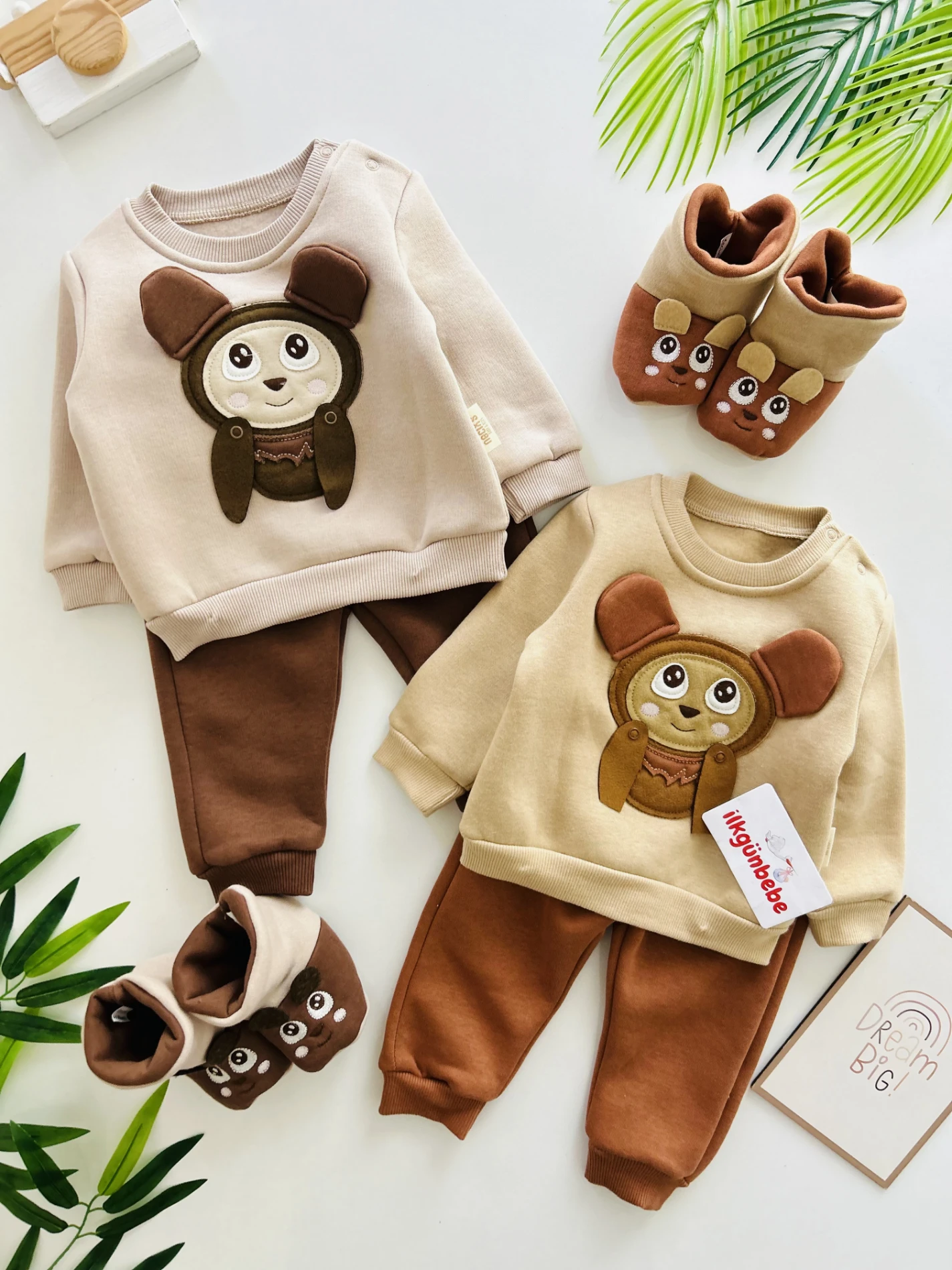 Panduflu 3 İp İçi Şardonlu Premium Kalite Takım