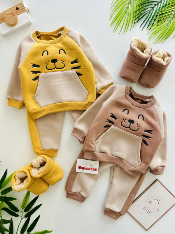 Panduflu 3 İp İçi Şardonlu Premium Kalite Takım