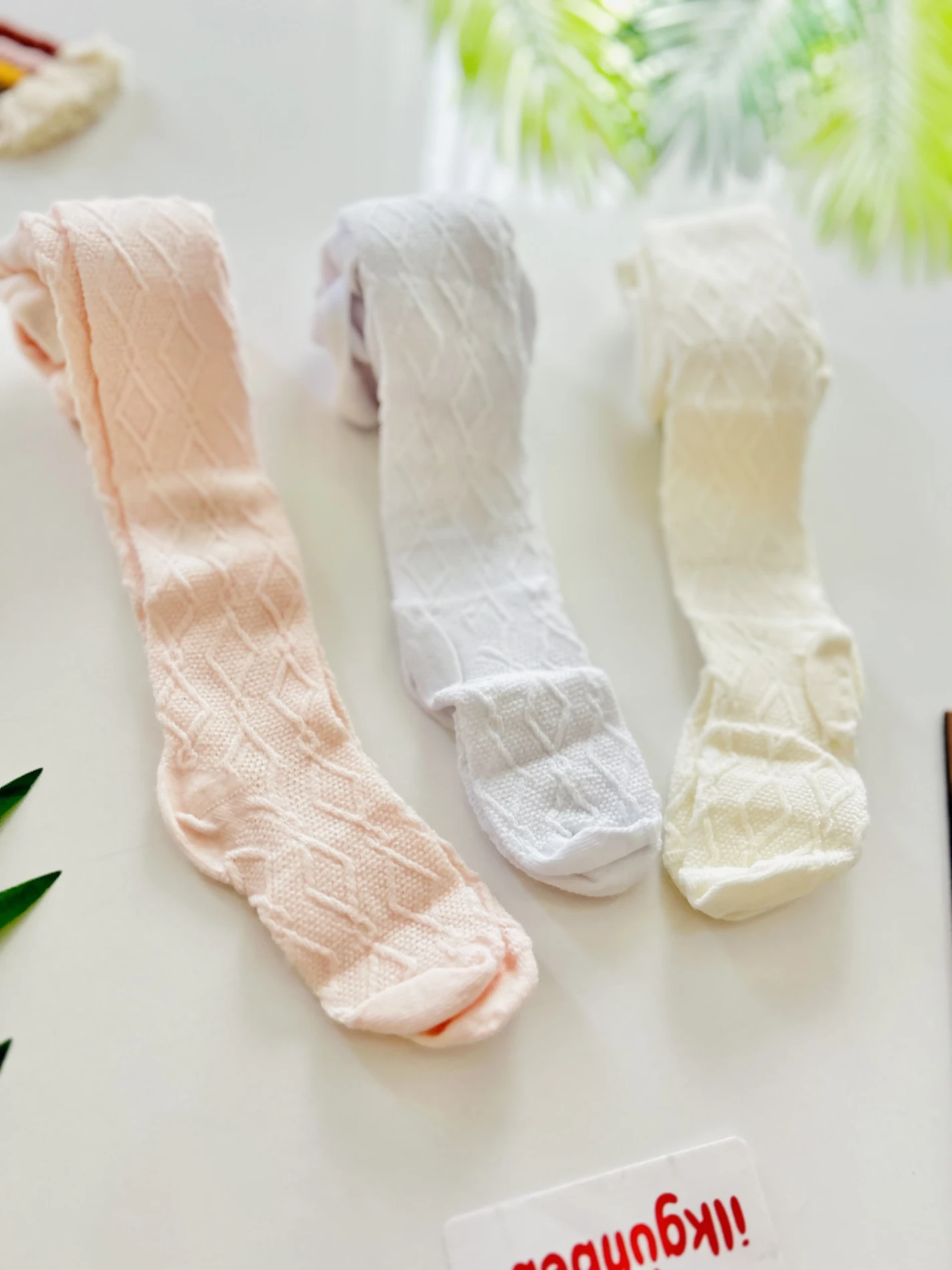 %100 Pamuklu Esnek 3’lü Külotlu Çorap Set