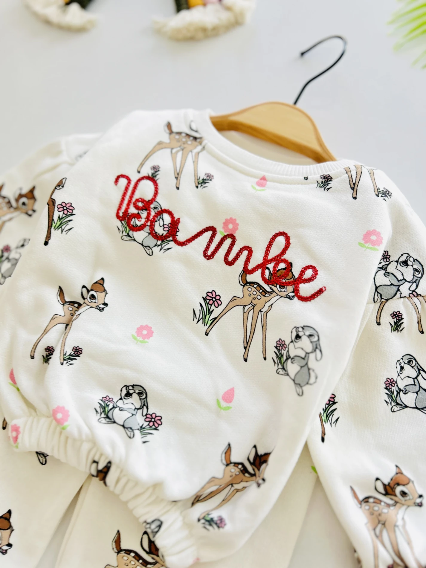 Bambi Baskılı 3 İp İçi Şardonlu 2’li Takım