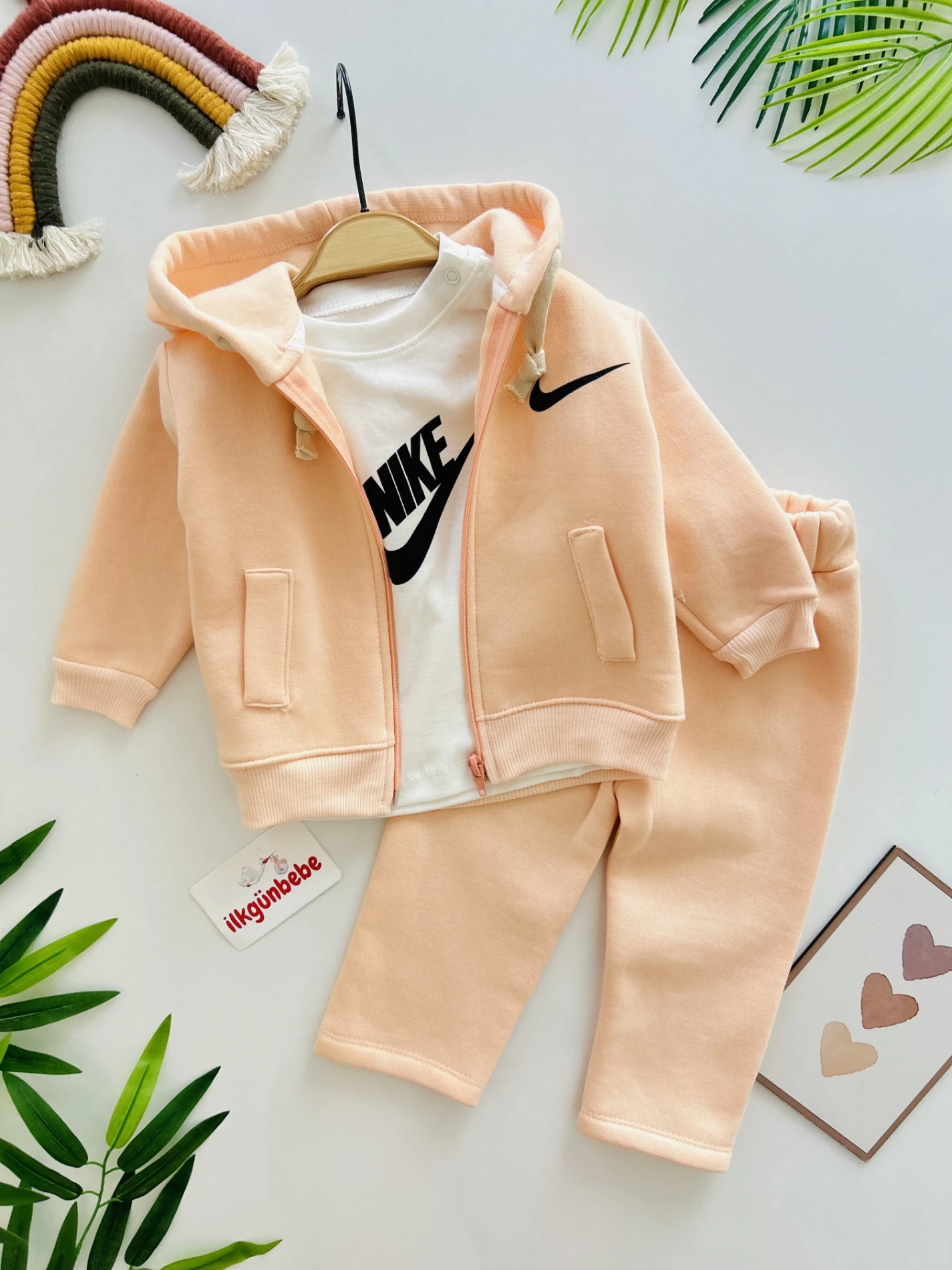 Marka 3 İp Şardonlu Kışlık Premium Kalite 3’lü Takım