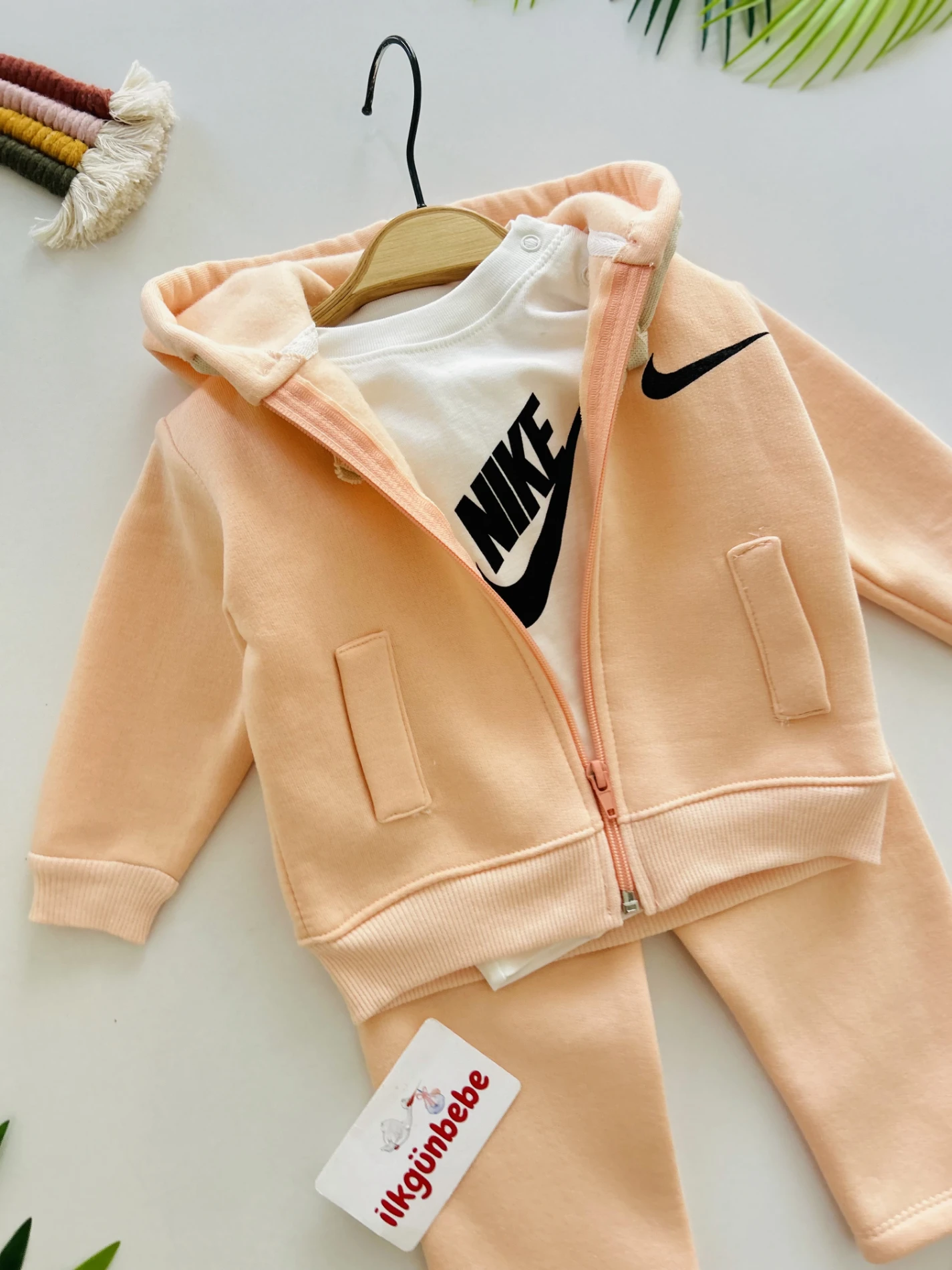 Marka 3 İp Şardonlu Kışlık Premium Kalite 3’lü Takım