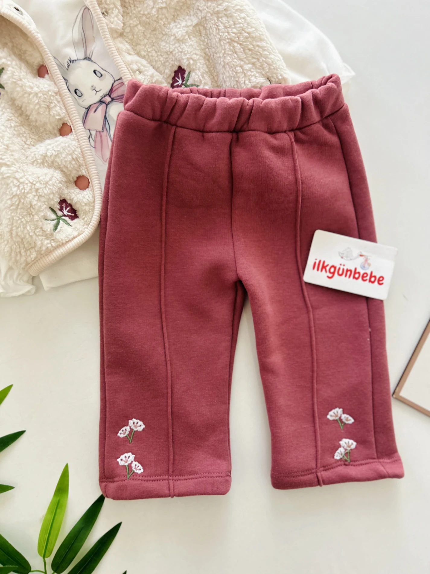 Peluş Kışlık Yelekli Premium Kalite Şardonlu 3’lü Takım