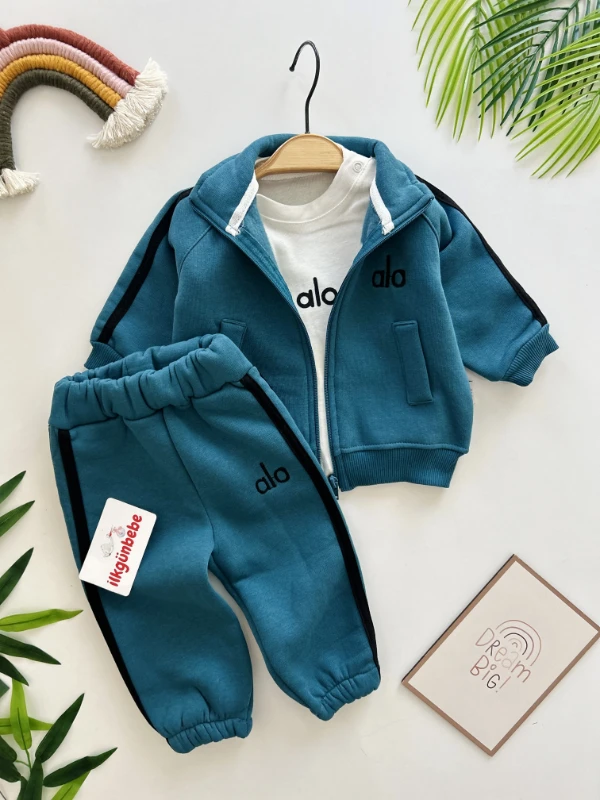 Alo 3 İp İçi Şardonlu 3’lü Kışlık Spor Takım