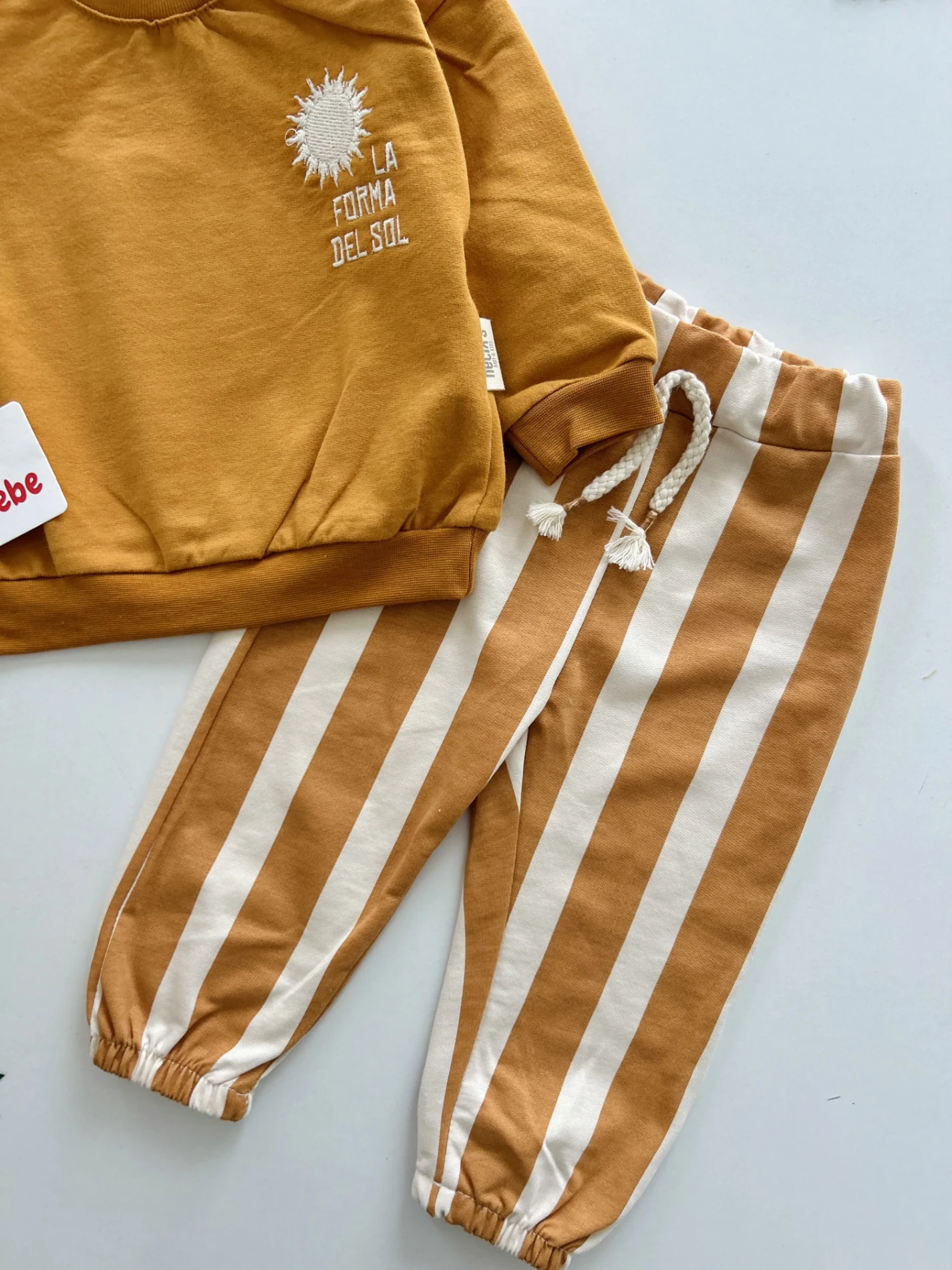 Güneş Baskılı %100 Pamuk Çizgili 2’li Takım