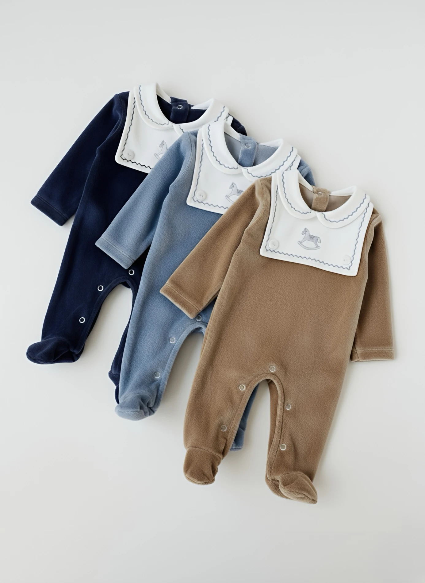 Yaka Detaylı Kadife Kumaş Premium Tulum