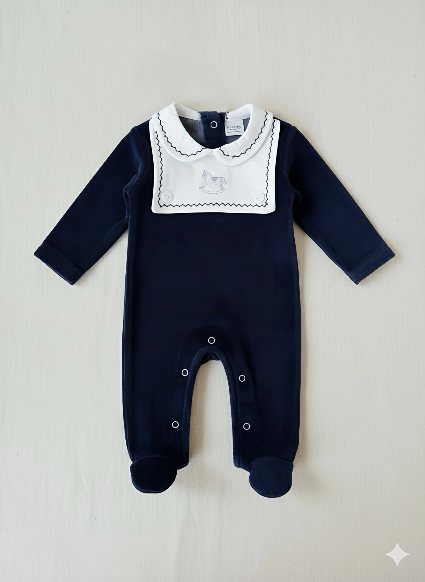 Yaka Detaylı Kadife Kumaş Premium Tulum