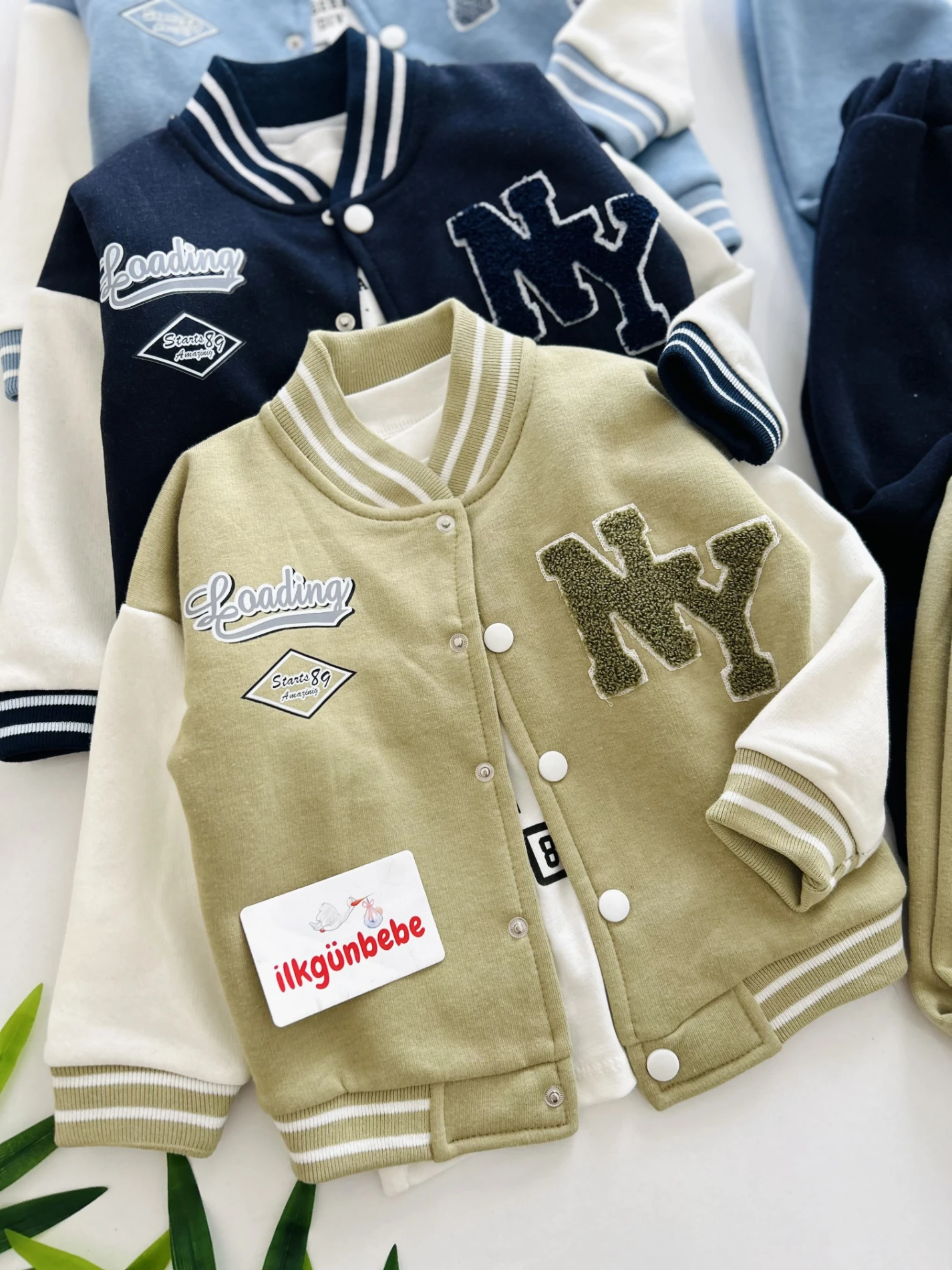 NY Nakışlı Premium Kalite 3 İp Şardonlu Kışlık 3’lü Takım