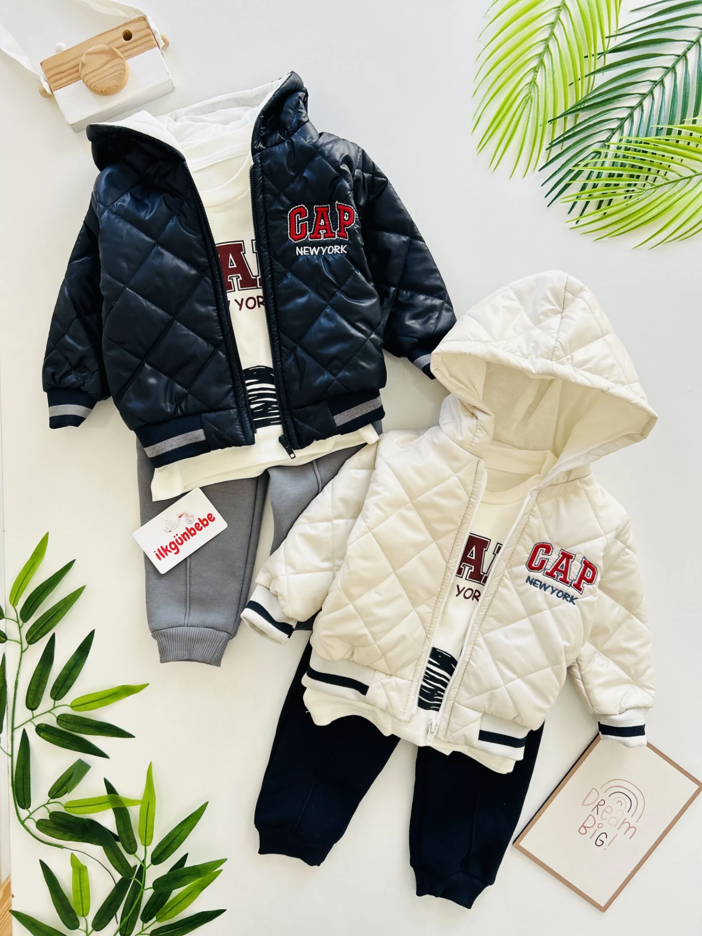 Marka Ny Montlu  Premium kalite 3’lü Takım